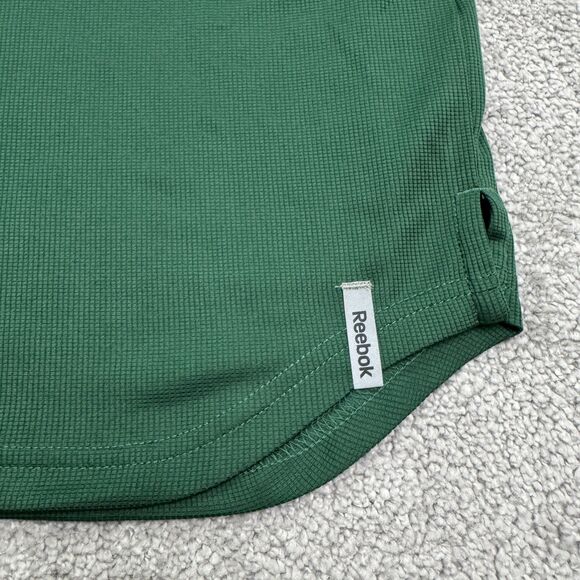 Reebok New York Jets NFL Polo Shirt Mens Small Green Short Sleeve Performance - Picture 3 of 13